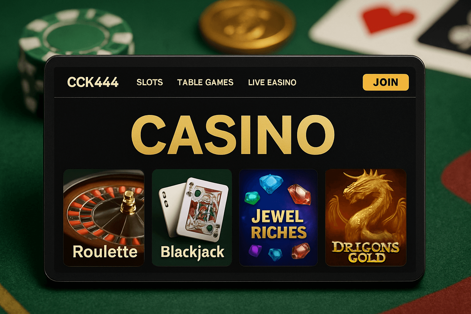 Secure gaming environment at CK444  casino