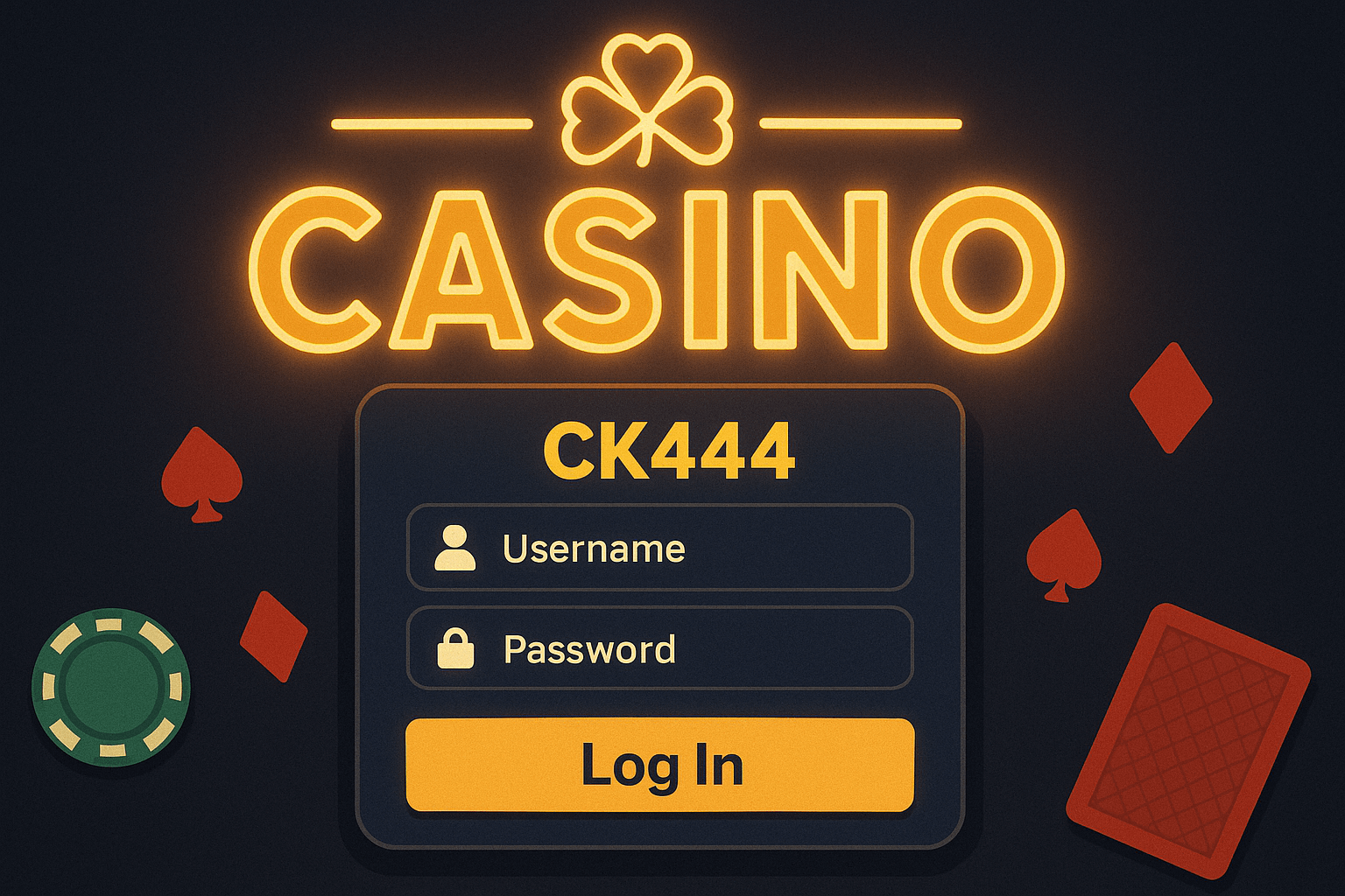User-friendly CK444  login control panel