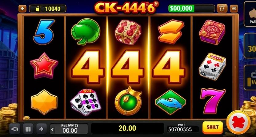 Vibrant themes and bonuses in CK444  slots